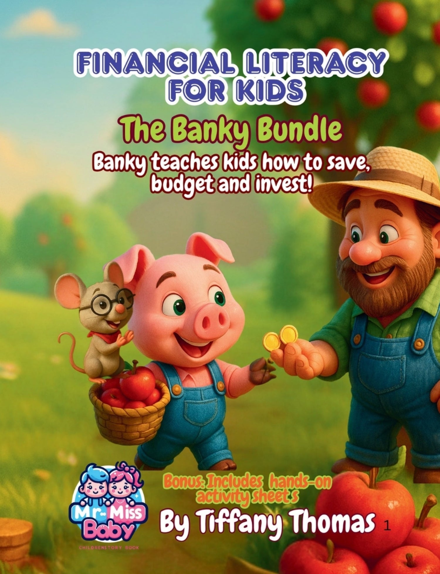 Financial Literacy for Kids: The Banky Bundle- Banky teaches kids how to Save, Budget and Invest!