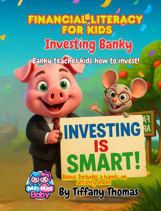Financial Literacy for Kids Investing Banky, Banky teaches kids how to invest!