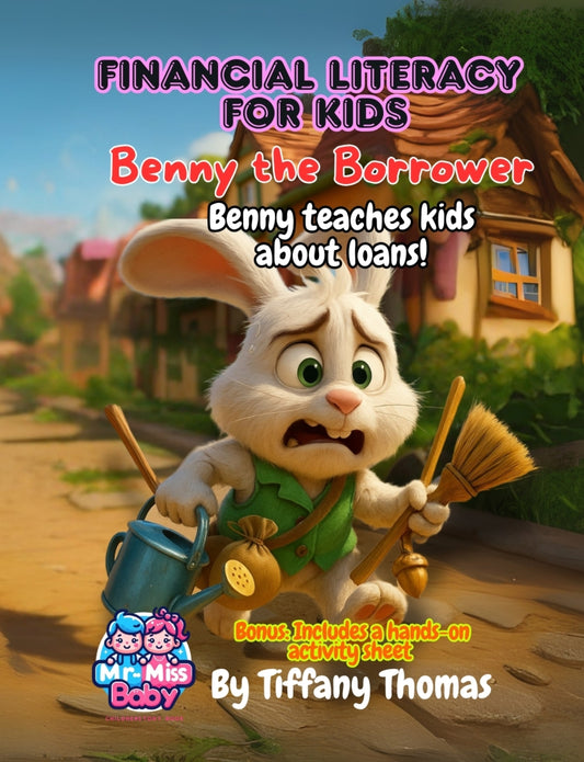 Financial Literacy for Kids Benny the Borrower, Benny teaches kids about loans!